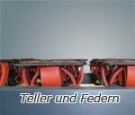 Teller und Federn